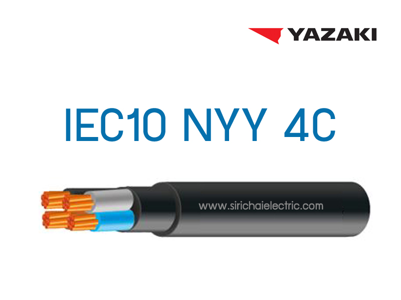 สายไฟ IEC10 NYY 4x1.5 ยาซากิ YAZAKI (เมตร)
